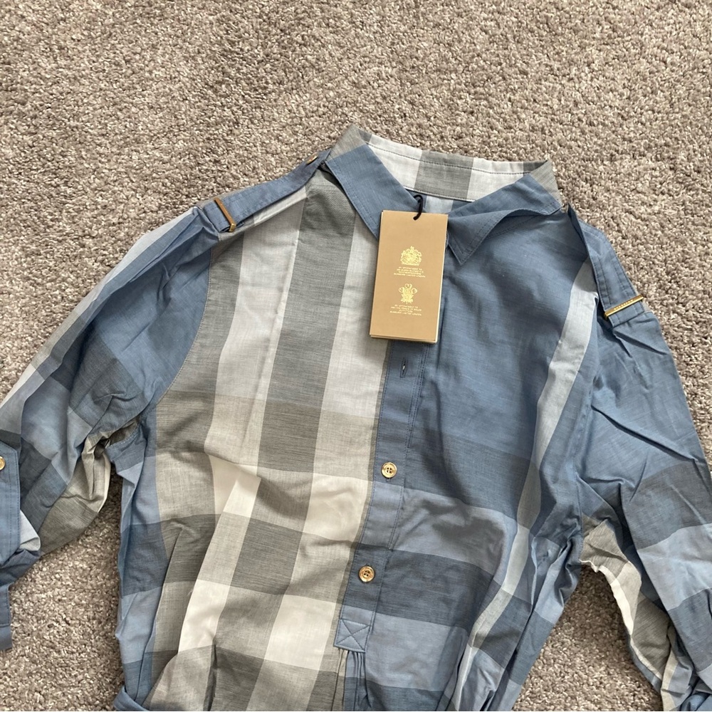 Burberry classic mini shirt dress NWT authentic - Picture 2 of 7